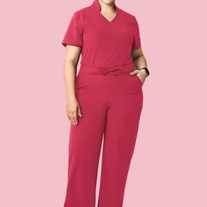 Brand new Mandala scrubs. Wide leg bottoms Top is a loose sleeve. See details